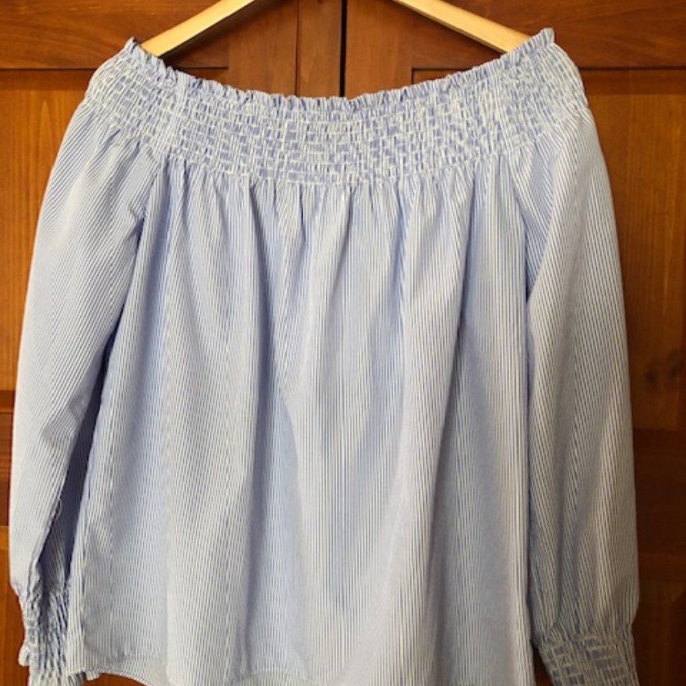 Boutique brand, striped off-the-shoulder top